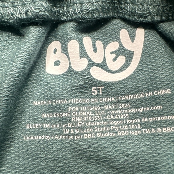 Bluey Boys Shorts Blue Boy Size 5 BRAND NEW WITH TAGS - Picture 6 of 8